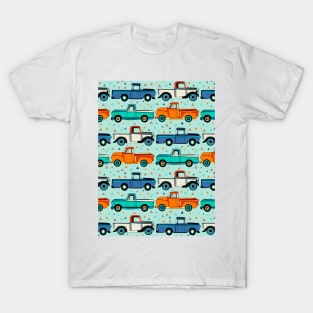 Bright Vintage Trucks T-Shirt